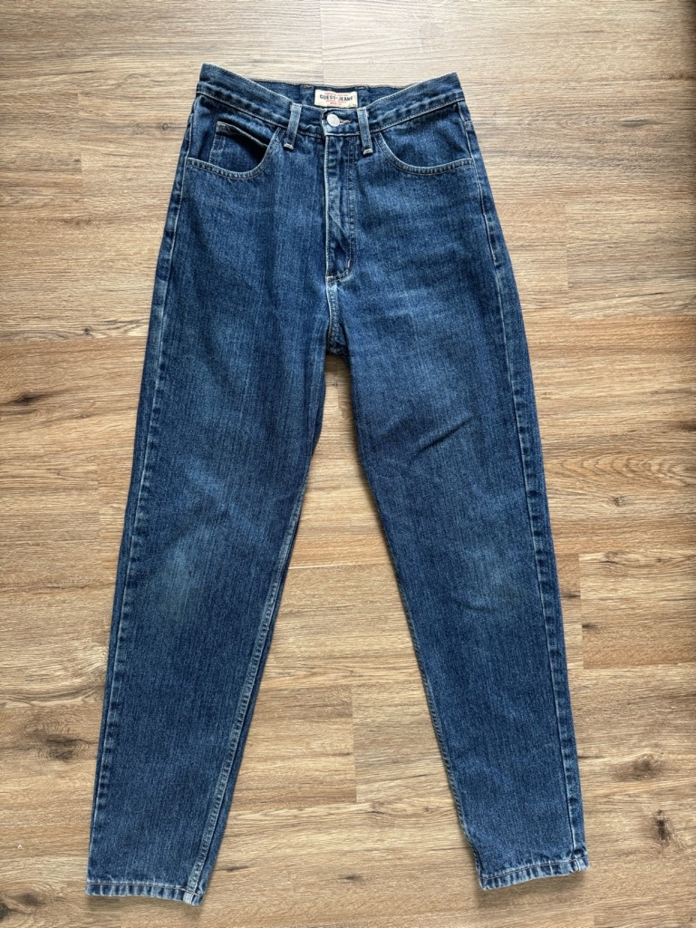 Vintage Guess USA High Rise Slim Tapered Jeans 80s 90s 100% Cotton